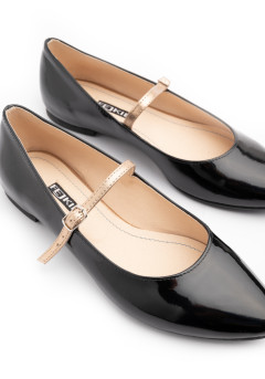 copy of Vitoria Black Ballerinas