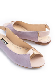 Sandałki Larisa Lilac
