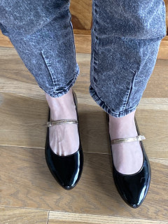 copy of Vitoria Black Ballerinas