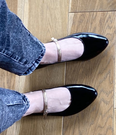 copy of Vitoria Black Ballerinas