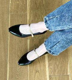 copy of Vitoria Black Ballerinas