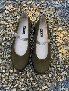 Baleriny Kareli Olive