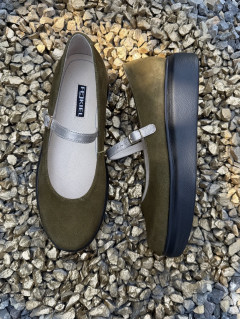 Baleriny Kareli Olive